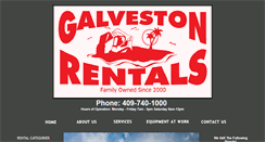Desktop Screenshot of galvestonrentalsinc.com